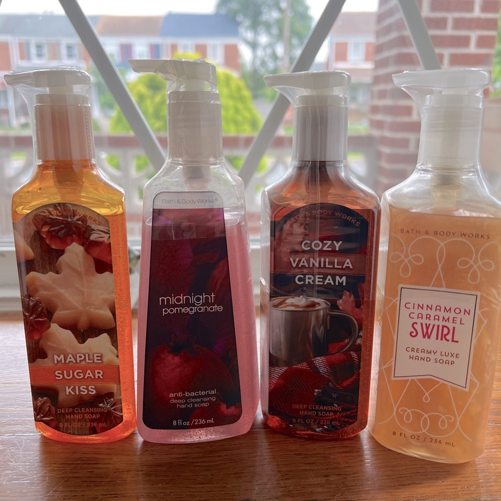 4 Bath and Body Works Hand Soap